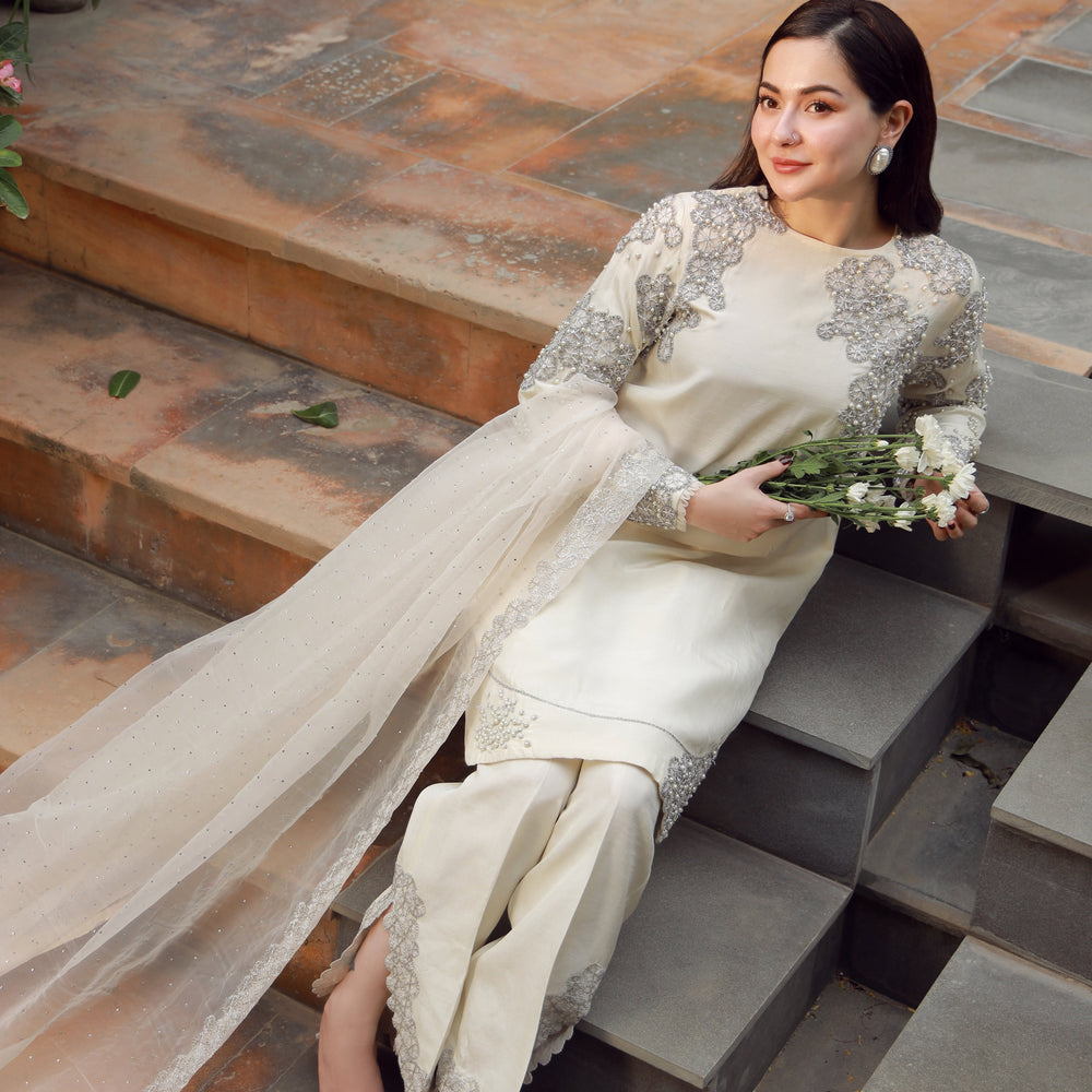 
                  
                    Hania Amir - White x MH
                  
                