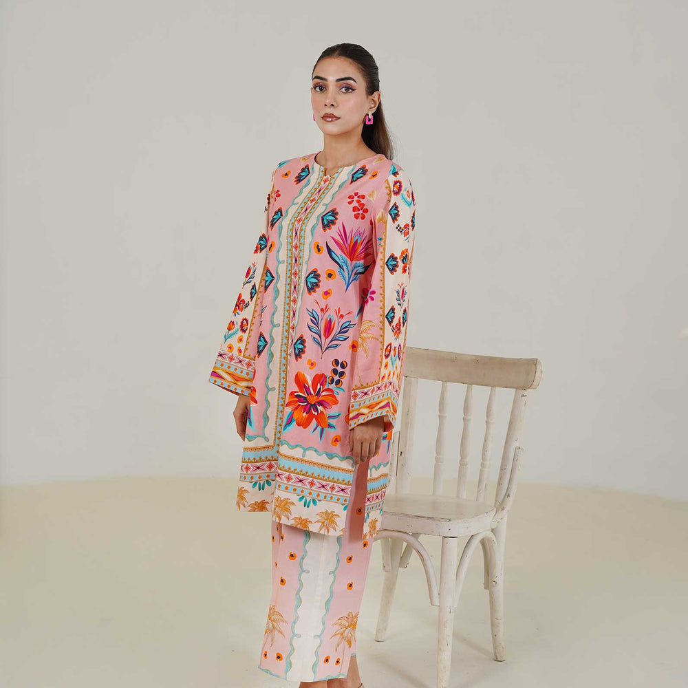 
                  
                    Lawn Co Ord Set D-2
                  
                