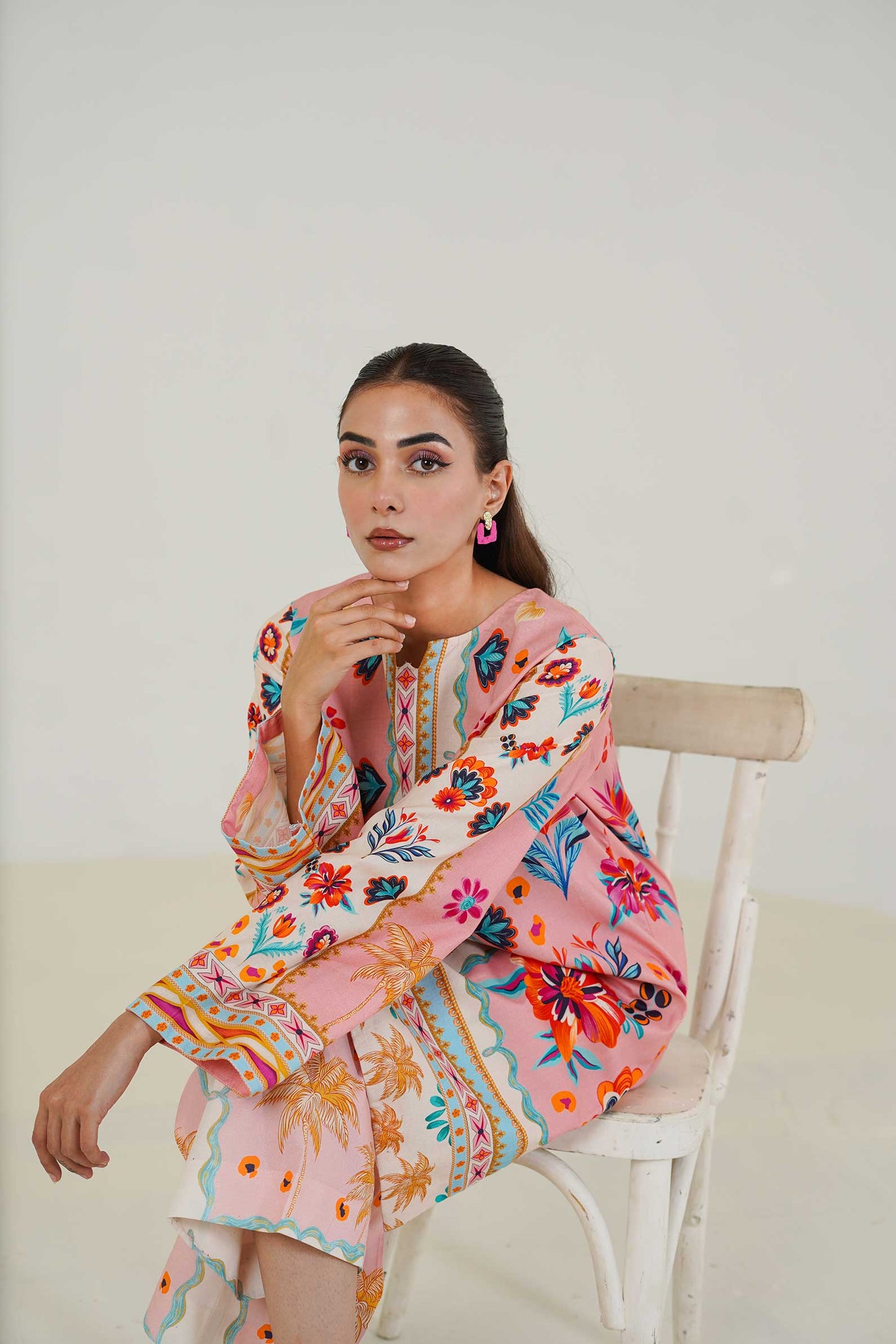
                  
                    Lawn Co Ord Set D-2
                  
                
