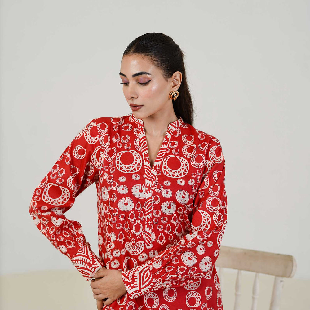 
                  
                    Lawn Co Ord Set D-6
                  
                